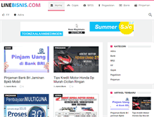 Tablet Screenshot of linebisnis.com